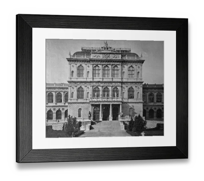 Framed Print : One of the first autotypes of the New Academy in Munich Framed Print : One of the first autotypes of the New Academy in Munich