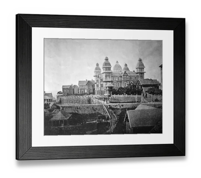 Framed Print : One of the first autotype prints