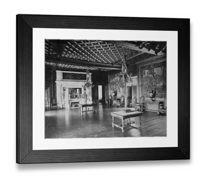 Framed Print : One of the first autotype prints