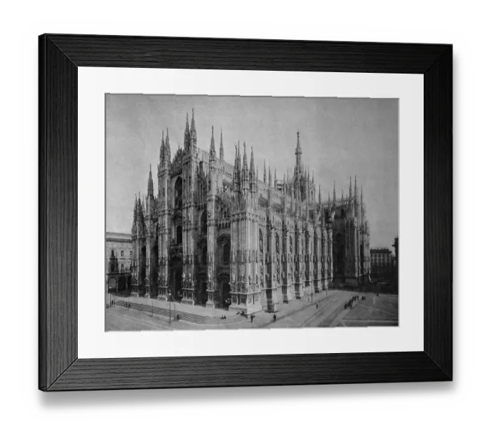 Framed Print : One of the first autotype prints