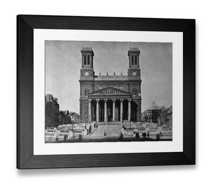 Framed Print : One of the first autotype prints