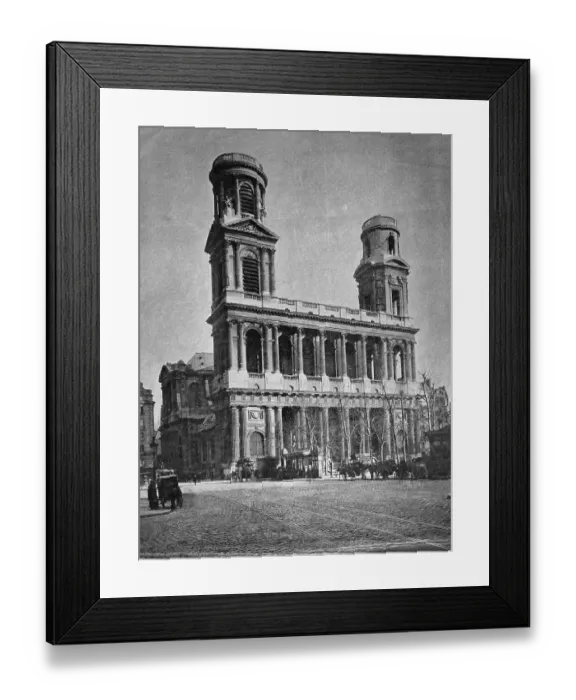Framed Print : One of the first autotype prints