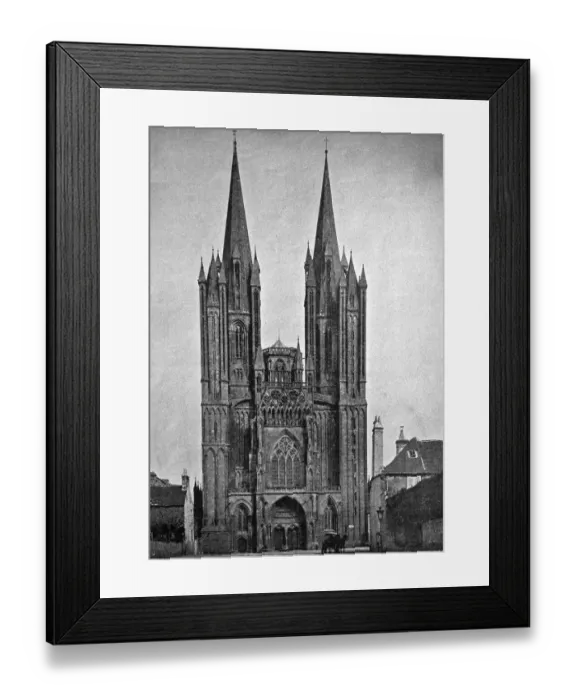 Framed Print : One of the first autotype prints