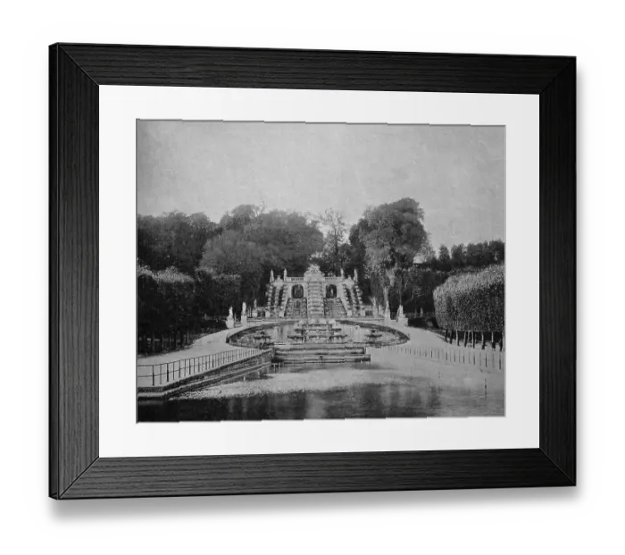 Framed Print : One of the first autotype prints