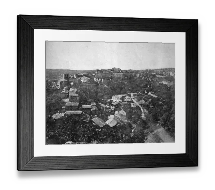 Framed Print : One of the first autotype prints
