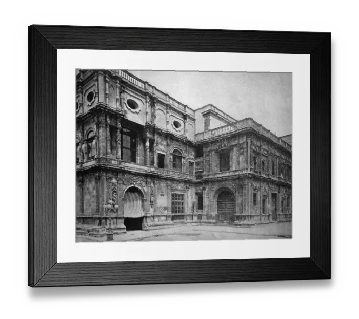 Framed Print : One of the first autotype prints
