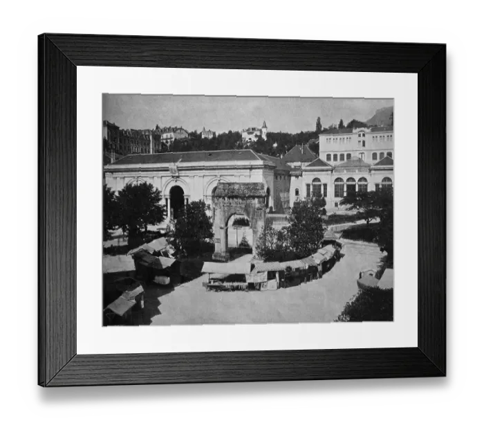 Framed Print : One of the first autotype prints