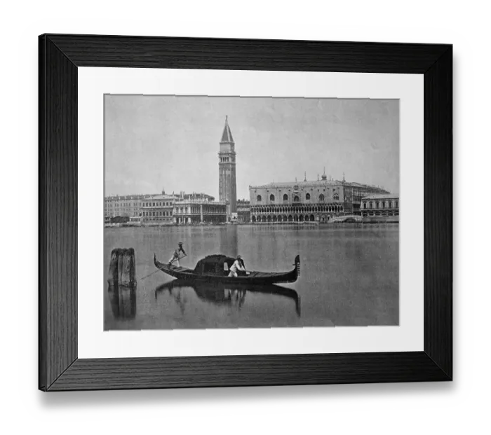 Framed Print : Early autotype of Venice, Veneto Framed Print : Early autotype of Venice, Veneto