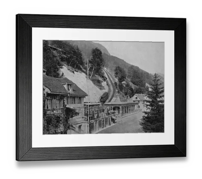 Framed Print : Early autotype of Alpnach, Canton Obwalden Framed Print : Early autotype of Alpnach, Canton Obwalden