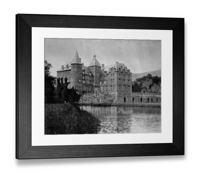 Framed Print : Early autotype of the Chateau de Vizille palace Framed Print : Early autotype of the Chateau de Vizille palace