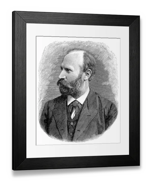 Framed Print : Heinrich Wilhelm Gottfried von Waldeyer-Hartz