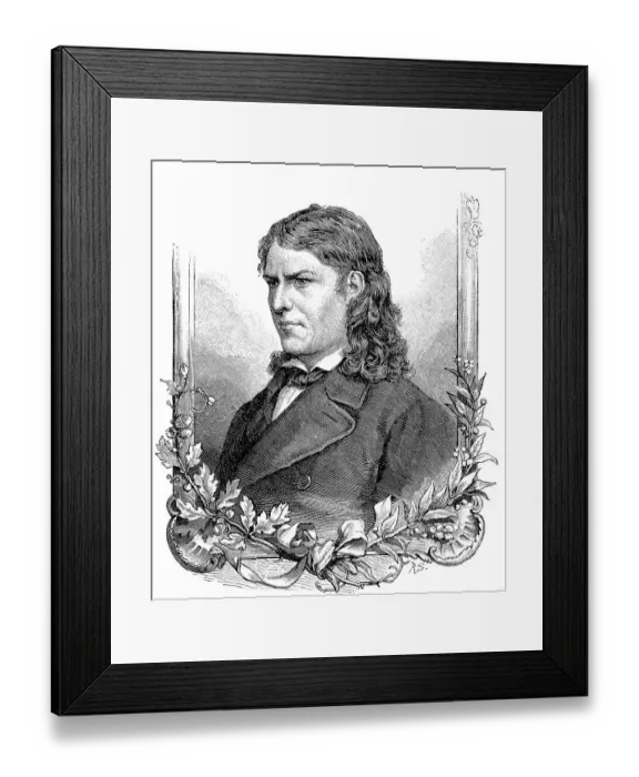 Framed Print : Friedrich Rueckert, 16 May 1788
