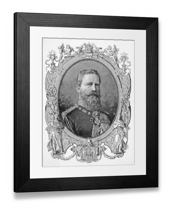 Framed Print : Portrait of Frederick William III
