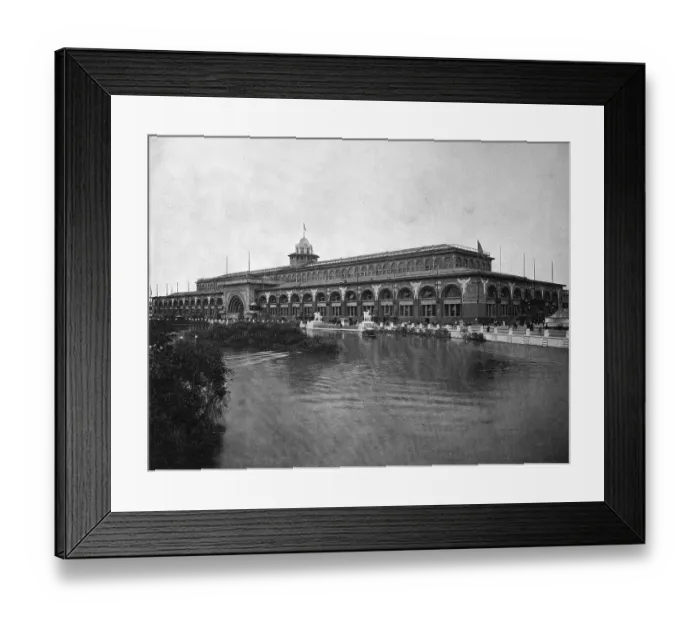 Framed Print : Buildings at the territory of the World Exposition 1893 Framed Print : Buildings at the territory of the World Exposition 1893