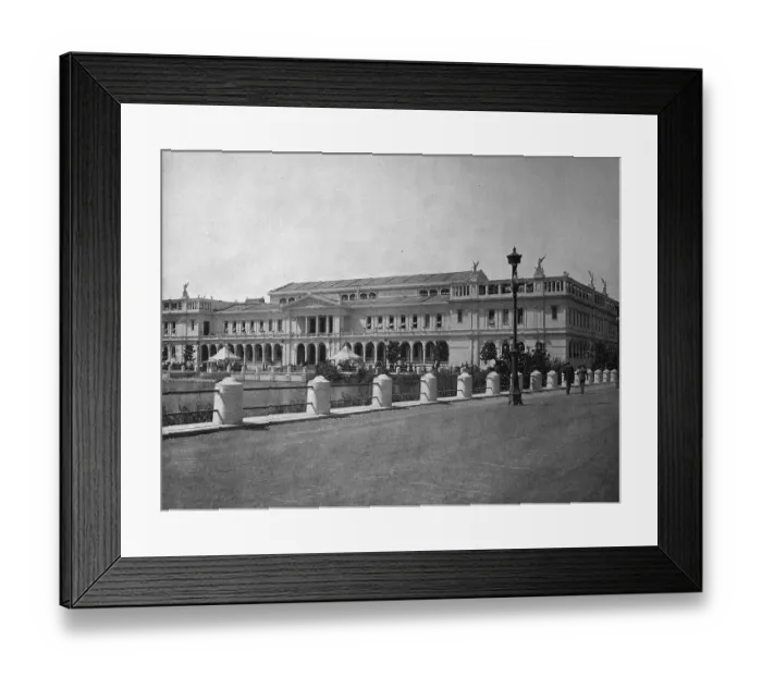 Framed Print : Building at the territory of the World Exposition 1893