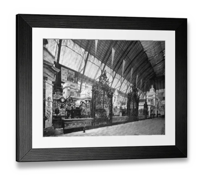 Framed Print : Building at the territory of the World Exposition 1893 Framed Print : Building at the territory of the World Exposition 1893