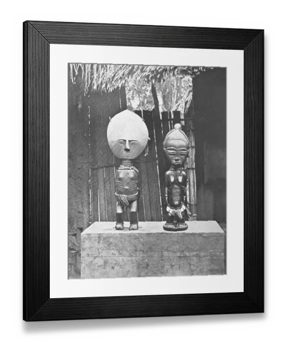 Framed Print : Wood carvings of the Indians of Alaska