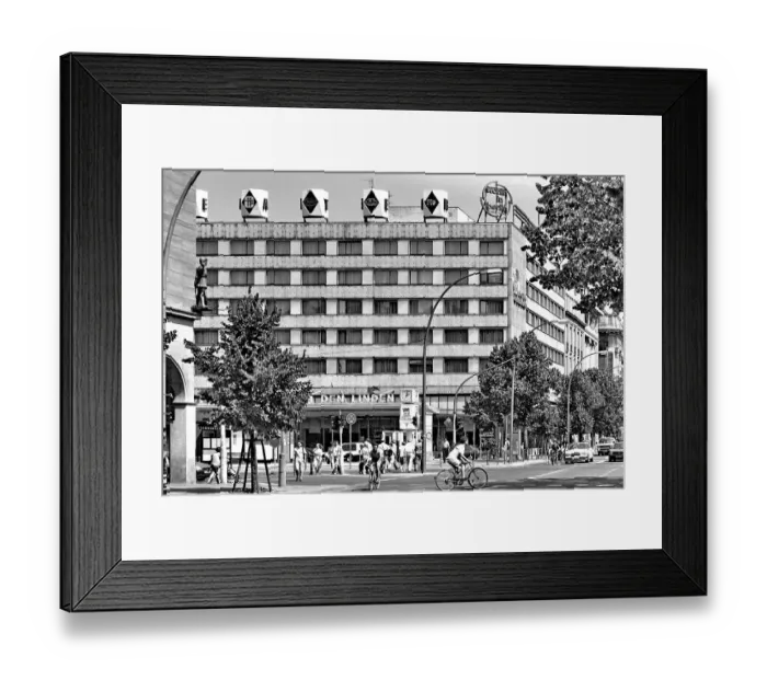 Framed Print : Hotel Unter den Linden in July 1995