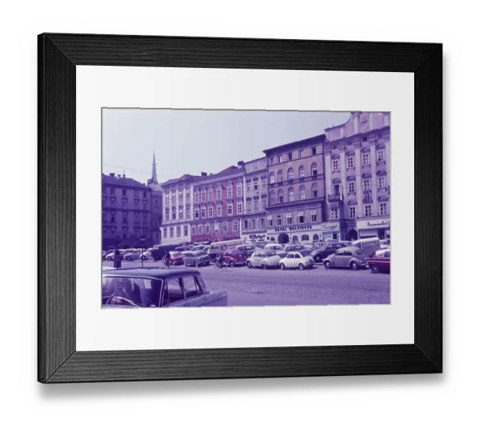 Framed Print : Linz a. d. Donau, Main Square, Upper Austria Framed Print : Linz a. d. Donau, Main Square, Upper Austria