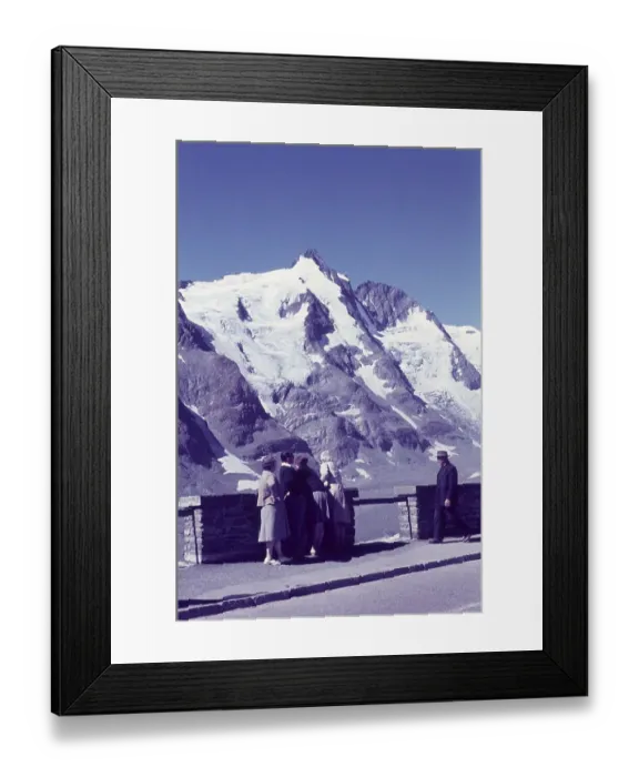 Framed Print : View from the Kaiser-Franz-Josefs-Hoehe to the Grossglockner and Adlersruhe Framed Print : View from the Kaiser-Franz-Josefs-Hoehe to the Grossglockner and Adlersruhe