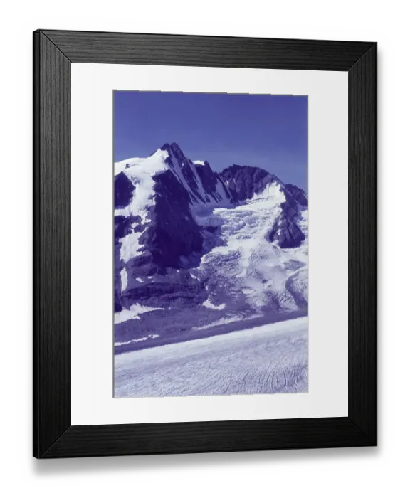 Framed Print : Grossglockner with Palavicini Gully Framed Print : Grossglockner with Palavicini Gully