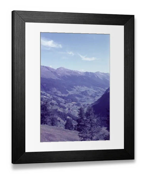 Framed Print : View towards Heiligenblut and the Hoelltal