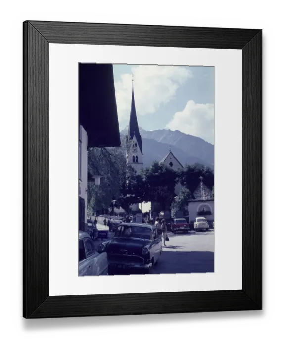 Framed Print : Mayrhofen im Zillertal, Tyrol, Austria