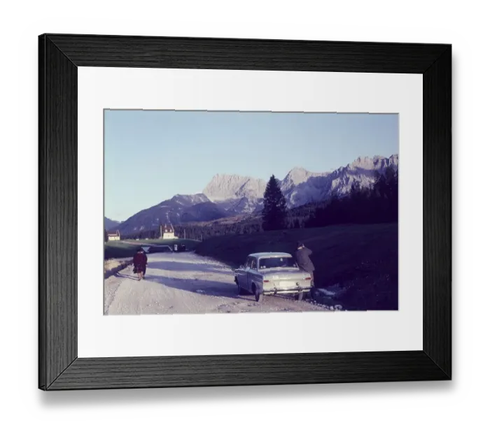 Framed Print : Ford Taunus near Kruen, Garmisch Framed Print : Ford Taunus near Kruen, Garmisch