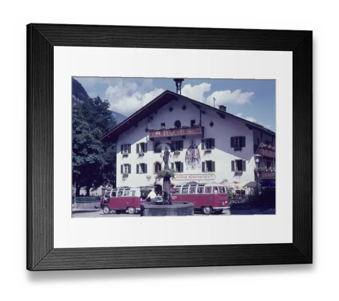 Framed Print : Inn, restaurant, Kramerwirt, summer Framed Print : Inn, restaurant, Kramerwirt, summer