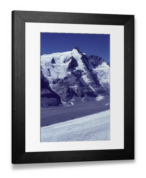Framed Print : View from the Kaiser-Franz-Josefs-Hoehe to Grossglockner and Adlersruhe
