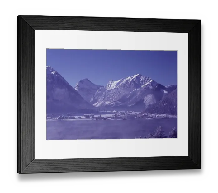Framed Print : View of Pertisau at Achensee, Feilkopf and Sonnjoch Framed Print : View of Pertisau at Achensee, Feilkopf and Sonnjoch