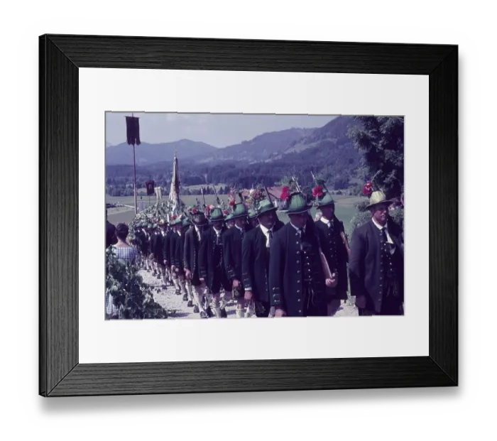 Framed Print : 60s, Europe, holiday, pageant, procession Framed Print : 60s, Europe, holiday, pageant, procession