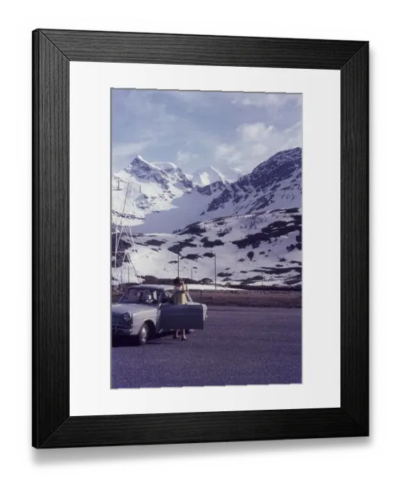 Framed Print : At the Bernina Pass, Switzerland