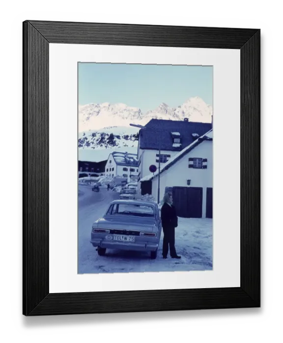 Framed Print : St. Christoph am Arlberg, St. Anton