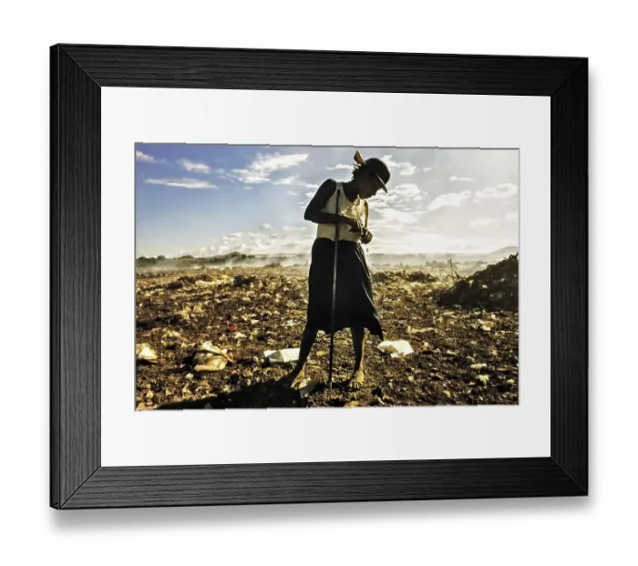 Framed Print : People in poverty, social misery Framed Print : People in poverty, social misery