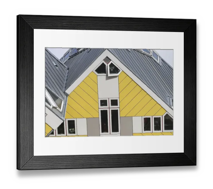 Framed Print : Cube Houses, Rotterdam, Zuid-Holland, Netherlands