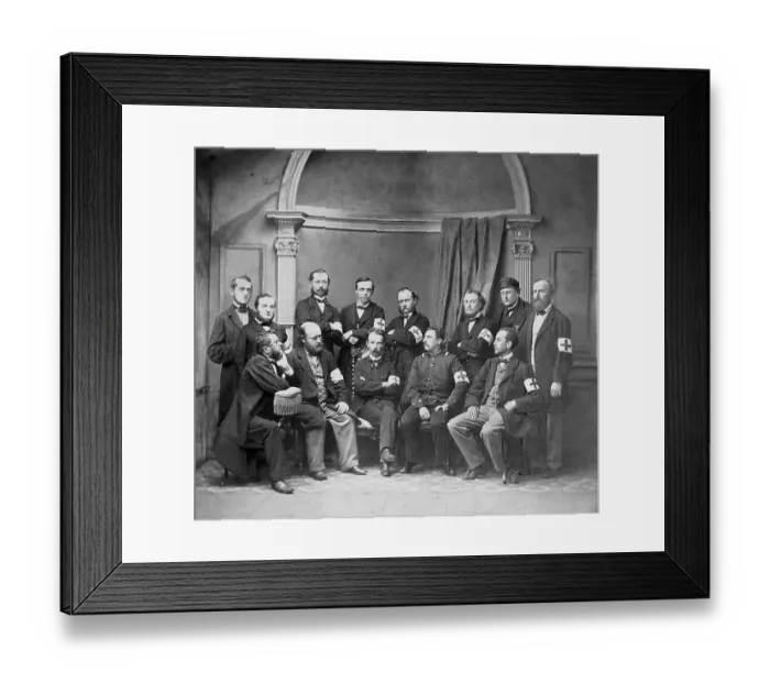 Framed Print : Historic photograph, Rotes Kreuz Framed Print : Historic photograph, Rotes Kreuz