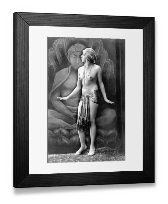 Framed Print : Historic photograph, female dancer, around 1925