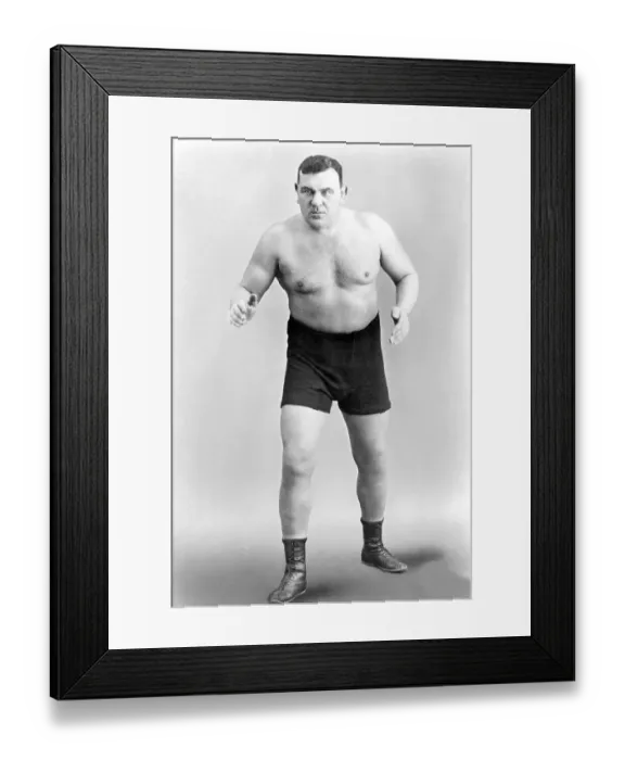 Framed Print : Historical photo, wrestler, ca. 1920