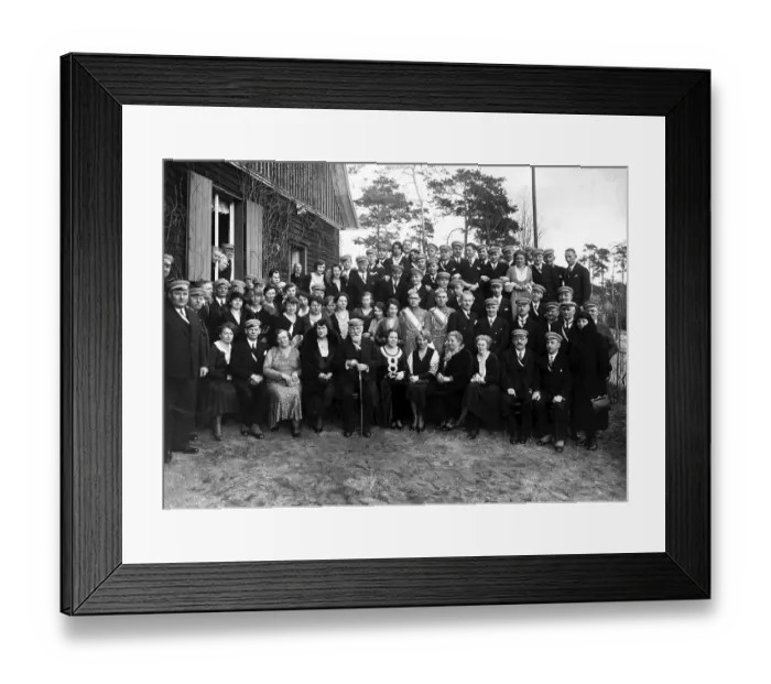 Framed Print : Historic photograph, student's fraternity meeting