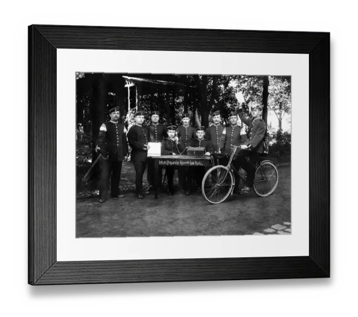 Framed Print : Historical image, soldiers, reservists, ca. 1912 Framed Print : Historical image, soldiers, reservists, ca. 1912
