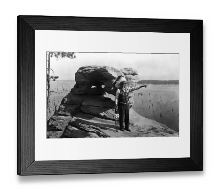 Framed Print : Indians, historic photograph, around 1924 Framed Print : Indians, historic photograph, around 1924