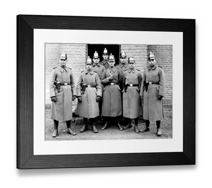 Framed Print : Brandenburg Police Academy, historical image