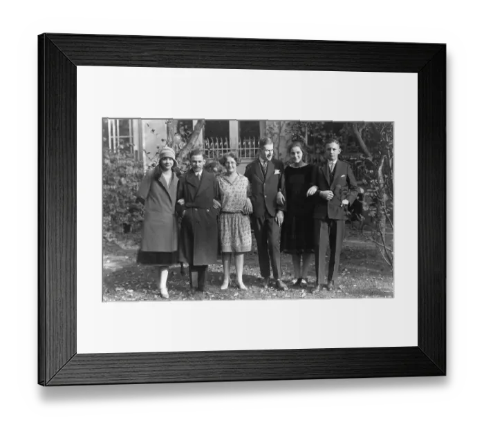 Framed Print : Friends, historical image, ca. 1924