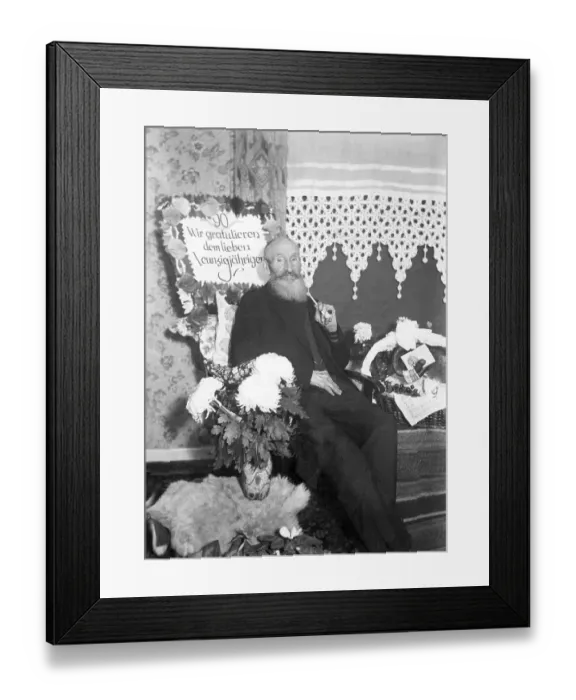 Framed Print : Grandfather's ninetieth birthday Framed Print : Grandfather's ninetieth birthday