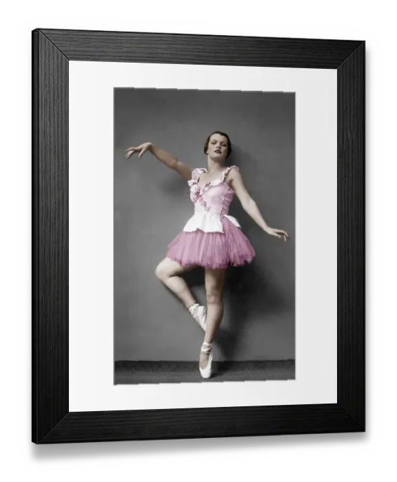Framed Print : Dancer, historical image, ca. 1927