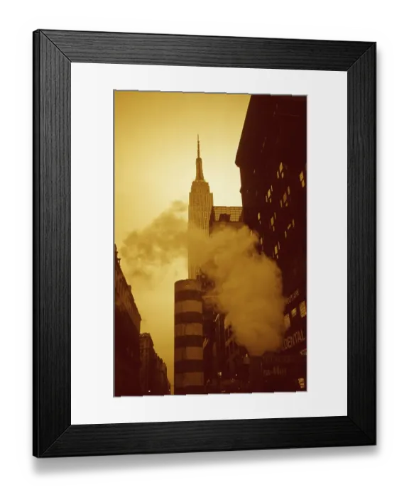 Framed Print : View of New York, end of the 1960s