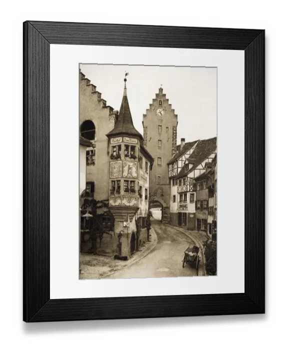 Framed Print : The Upper Gate in Meersburg on Lake Constance Framed Print : The Upper Gate in Meersburg on Lake Constance