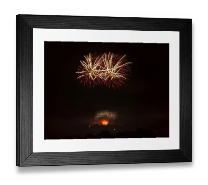 Framed Print : Fireworks