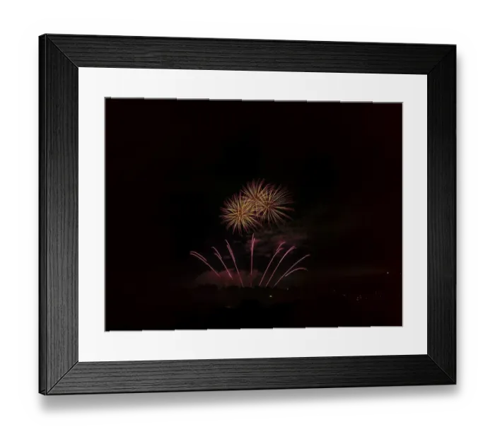 Framed Print : Fireworks